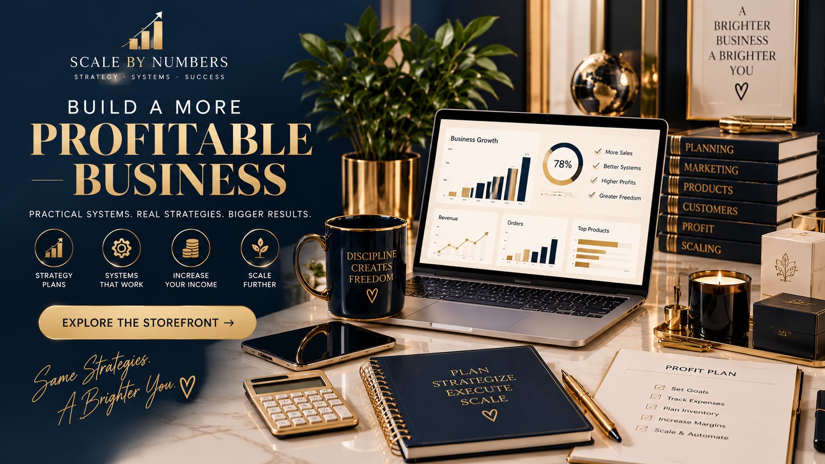 Scale by Numbers — Build a more profitable business. Practical systems, real strategies, bigger results.